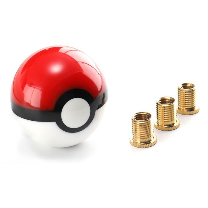 Pokemon Pokeball Gear Shift Knob Tuas Perseneling Mobil Universal