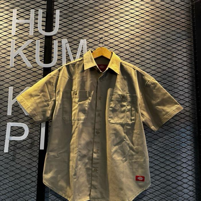 Kemeja dickies WorkShirt double pocket second original