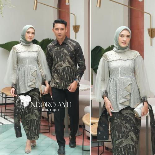 KEBAYAK CAUPLE MODERN MEWAH KEBAYAK WISUDA KEBAYAK SET TUNIK TUNANGAN LAMARAN BAJU KODANGAN CAUPLE K