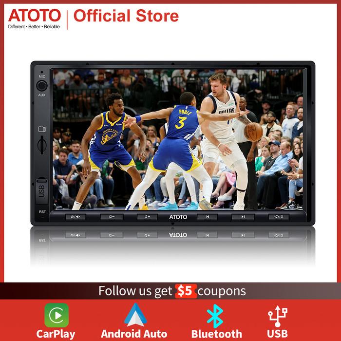 ATOTO Car Radio 2DIN 7inch FM Bluetooth Single din Stereo Receiver