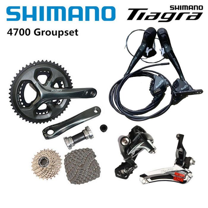 Shimano Tiagra 4700 Groupset 2x10 kecepatan 4720 pemindah gigi