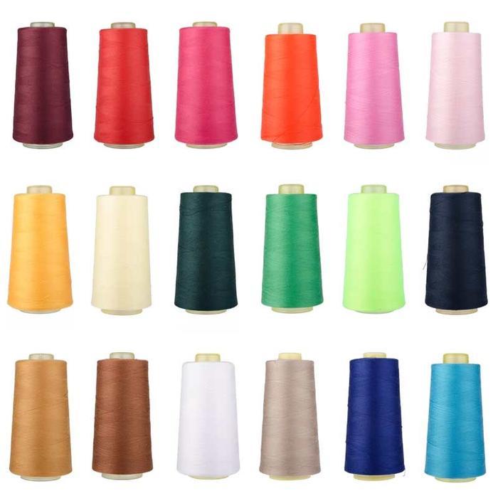 Wholesale Sewing Thread 3000 Yards / 402 Polyester High Speed Copy Line Sewing Thread / Sewing Machi