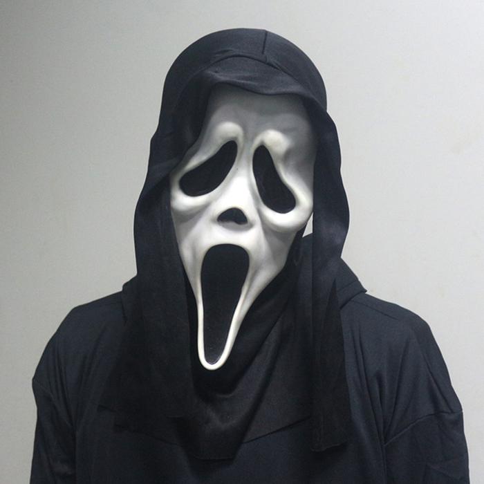 Topeng Scream Ghost Tebal Anti Penyok Hantu Seram Terlaris