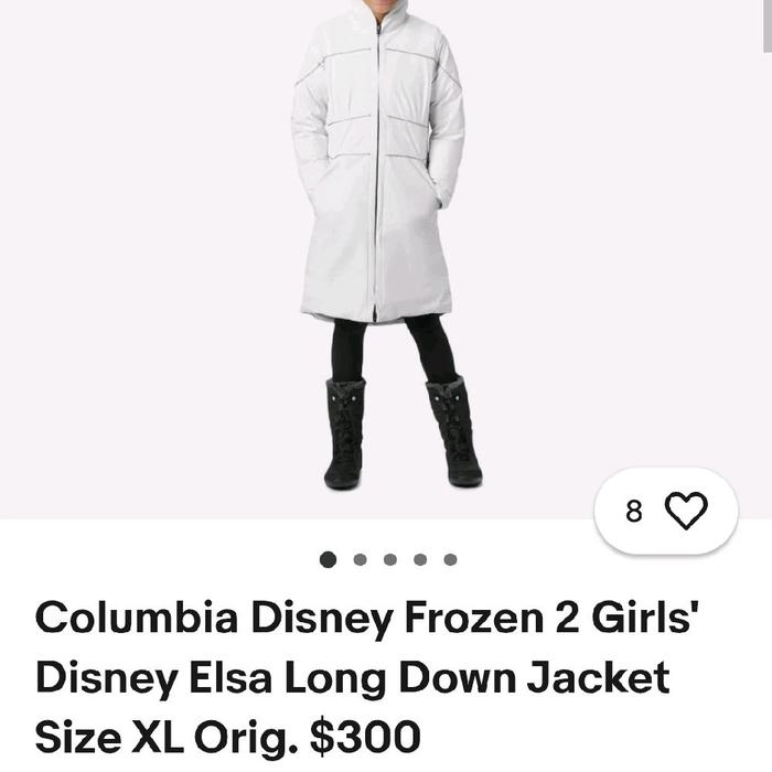 down jaket columbia x disney frozen 2 series elsa