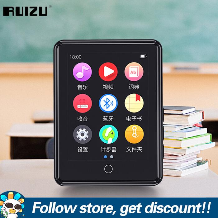 RUIZU M17 Pemutar MP3 MP4, Pemutar MP3 MP4 Mini Bluetooth dengan