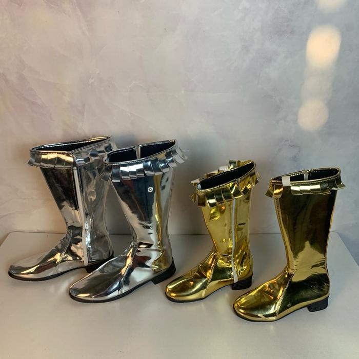 Sepatu Mayoret Drumband Marching Anak Tk Sd Smp Sma Dewasa Kuning Boot