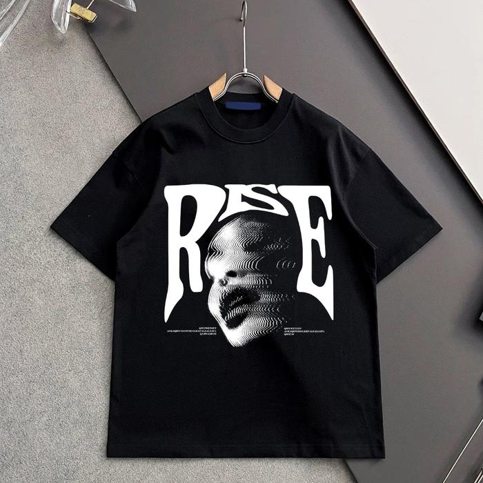 IKAN Rise Mode Korea kaos pria wanita T-shirt baju oversize t shirt distro
