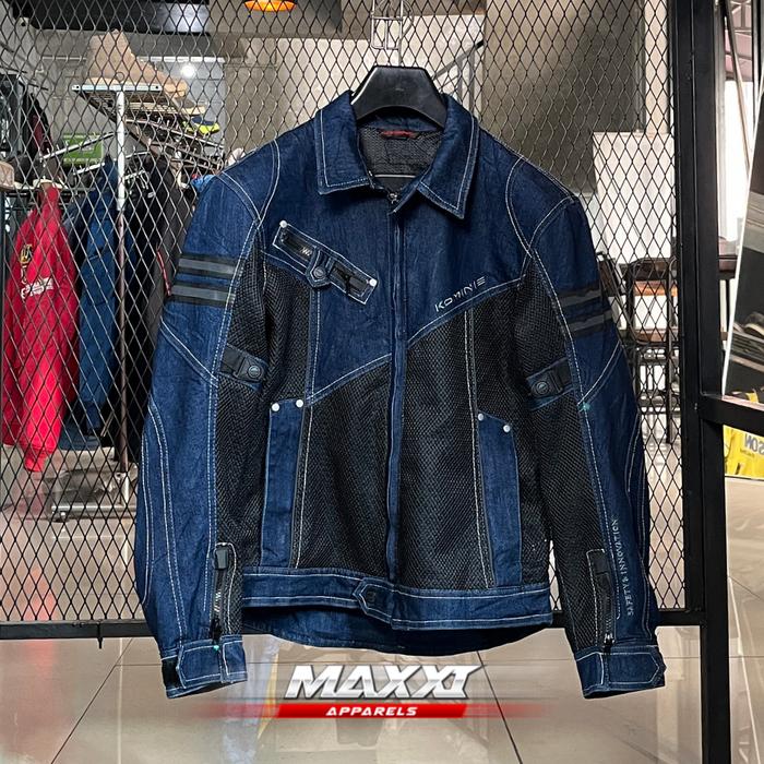 Jaket Motor Komine (45-55 kg) | Komine Navy Denim | Jaket Riding | Original Komine