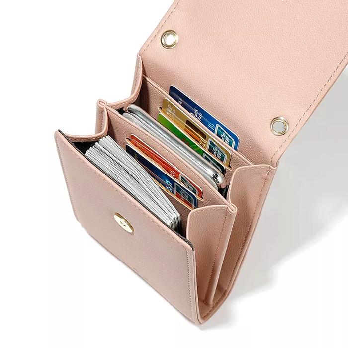 DOMPET CEWEK KOREAN HINATA DOMPET KEKINIAN COMPET KARTU