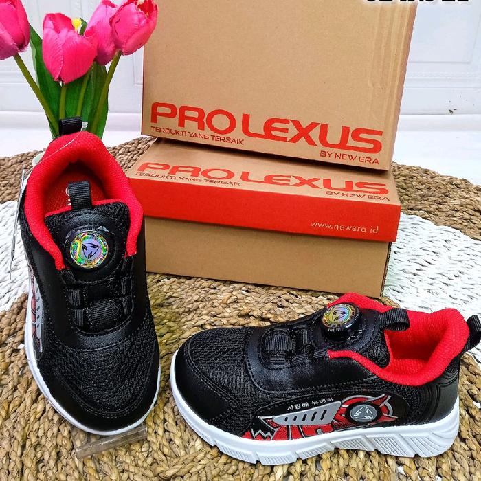 Prolexus Sepatu Anak Cewek & Cowok Kekinian Motif Keren dengan Automated Lace System Size Chart di D