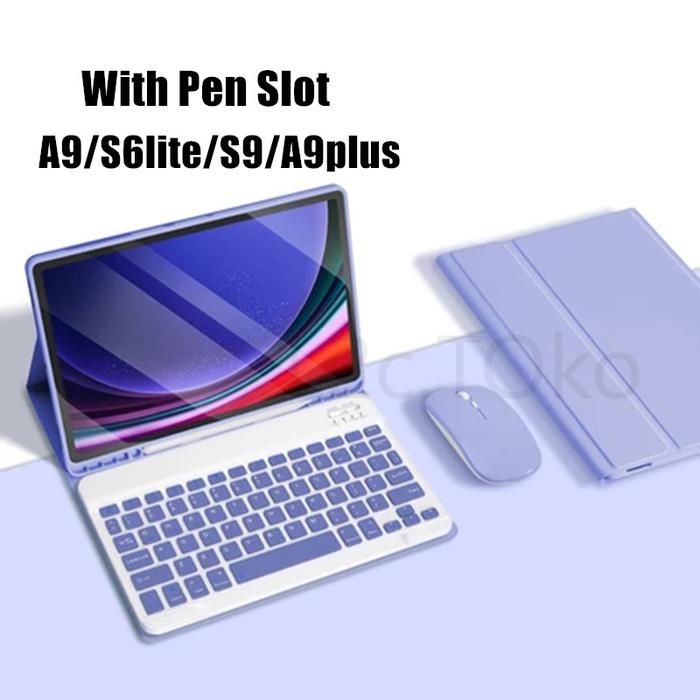 Magnetic Case Samsung S6 lite A9 Plus S9 FE With Keyboard Case Samsung Galaxy Tab S6 Lite A9 S9
