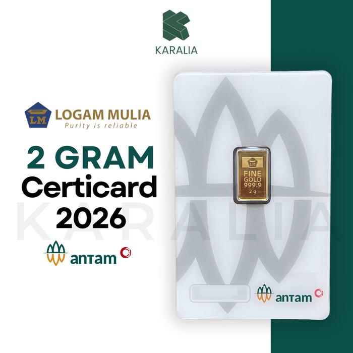Emas Antam 2 Gram Emas Logam Mulia Antam 2 Gram LM Antam 2 Gram Logam Mulia 2 Gram