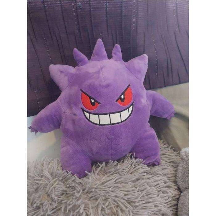 Boneka Pokemon Master Gengar Game 35cm kado anak hadiah kekasih ultah