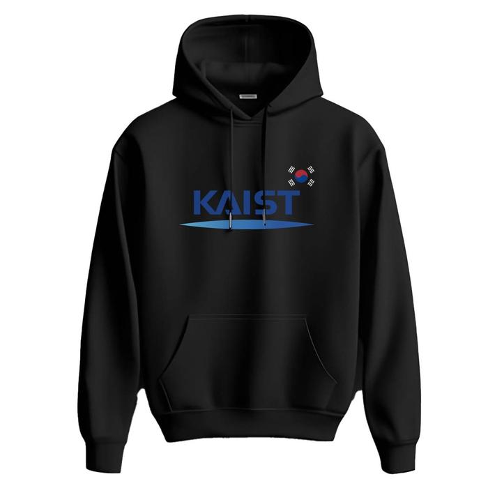 Hoodie KAIST Korea Advanced Instittute Of Science Premium Fleece Cloth Sweater Jacket Hood Black Hit