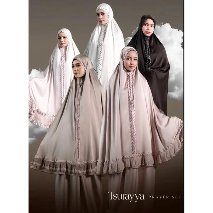 TRZ - Tsurayya Prayer - Prayer set 2in1 - Mukena Dewasa Silk