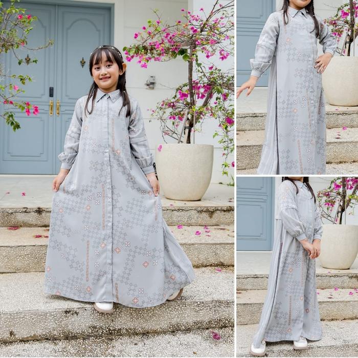 SKYSHOP HIJAB FAMILY SET RAYA BERTAUT SERIES DRESS ANAK BY DEENAY PAKAIAN PEREMPUAN NYAMAN GAUN GAMI