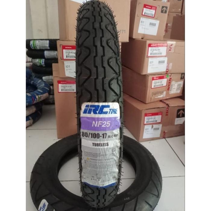 Ban Luar IRC NF25 TUBELESS 80/100 Ring 17 Ban Depan Verza, CB Verza, MegaPro