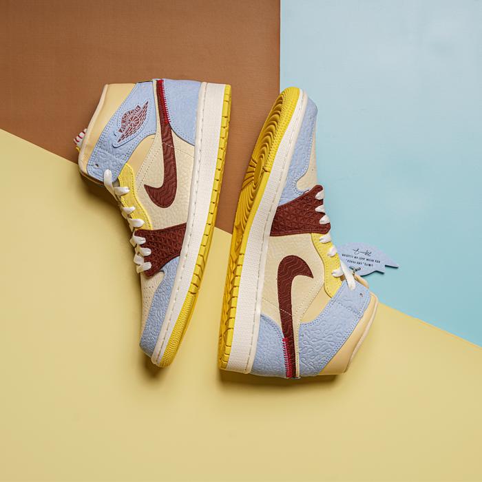 Jordan 1 Mid SE Fearless Maison Chateau Rouge