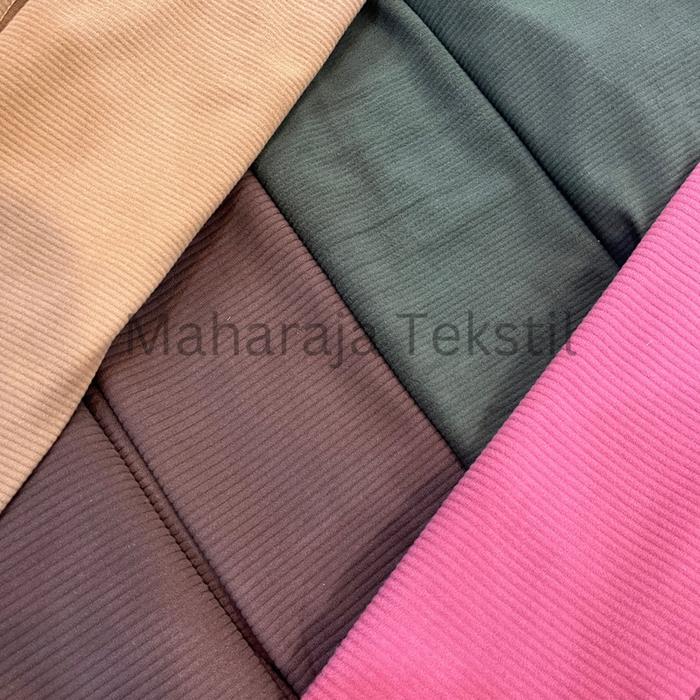 Kain Corduroy Salur Premium / Corduroy Polyester / Kain Corduroy Polyester Premium Terbaru !!!!!!!!!