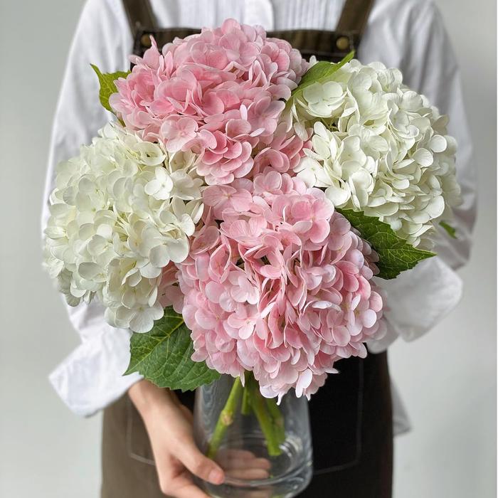 Cabang Hydrangea / Handbouquet Wedding Bunga Artificial / Batang Hydrangea / Bouquet Wedding Perni