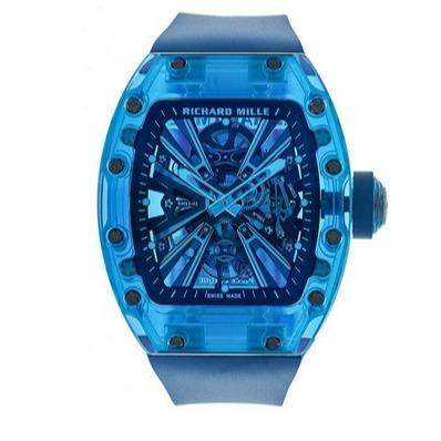RM12 JAM TANGAN RM BLUE SHAPIRE SWISS AUTOMATIC TOURBILLON SWISS RM 12 SWISS SUPER CLONE