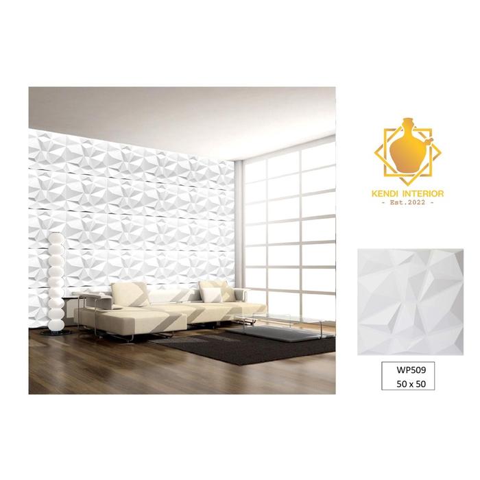 Wall Panel 3D Pvc I Wallpanel Wallpaper Dinding 50 X 50 Cm