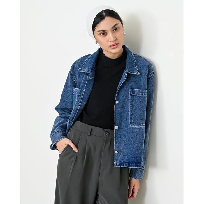 Geulis.Id X Paula Verhoeven / Knox Denim Jacket / Jaket Denim Wanita