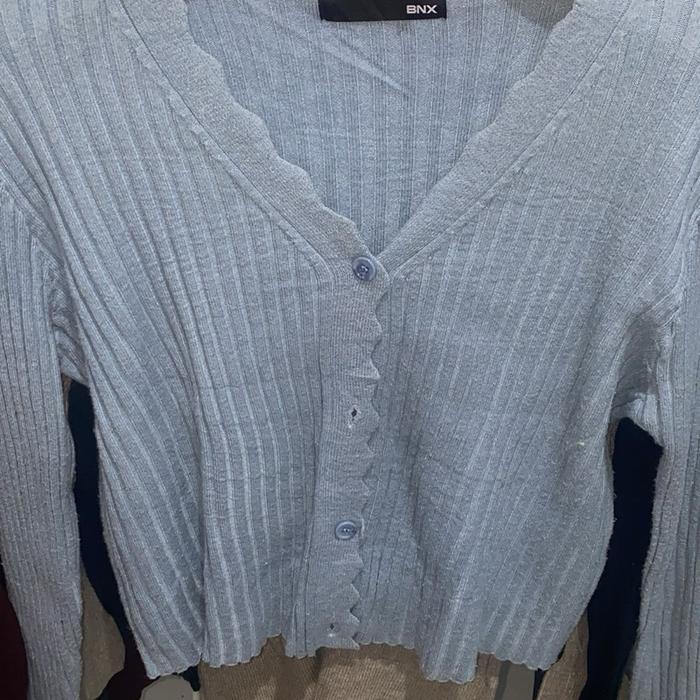 Cardigan Tipis/Tebal/Crop top Wanita Jaket Atasan Oversize Baju Panjang Blazer Outer Cewek