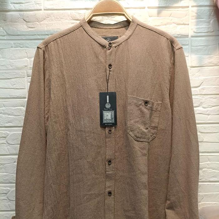 Kemeja polos milo sanghai / kemeja kemko warna milo / kemeja flanel abu / kemeja flanel putih / keme