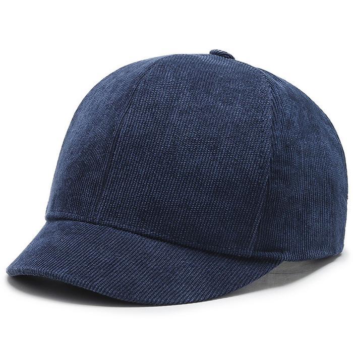 Plumid - Topi Baseball Corduroy Import Visor Pendek Unisex Tp 138 Pasti Ori