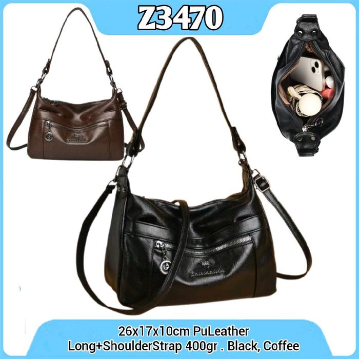 Gij. Tas Selempang Wanita Z3470 1kg3 CLASSIC SLING & SHOULDER BAG Tas Crossbody Shoulder Bag Fashion