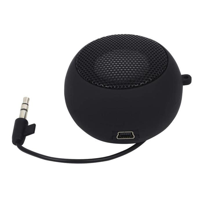Mini Speaker Portable Rechargeable Travel Speaker With Aux Input Wired 3.5Mm Headphone Jack