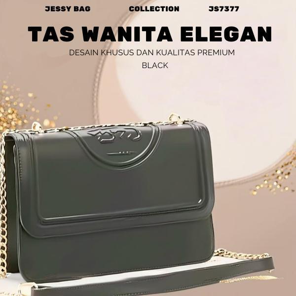 JessyBag Tas Wanita Import Original Mini Slingbag 01JS7377 Kulit Sintetis Premium Elegan dengan Tali