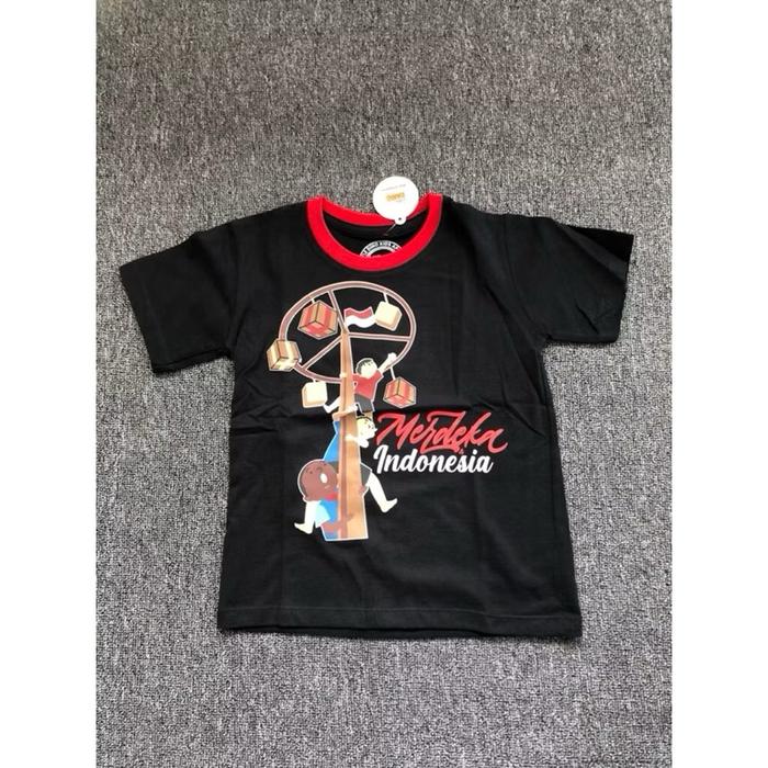 kaos agustusan hut RI 80th,baju distro anak kemerdekaan RI,baju kemerdekaan