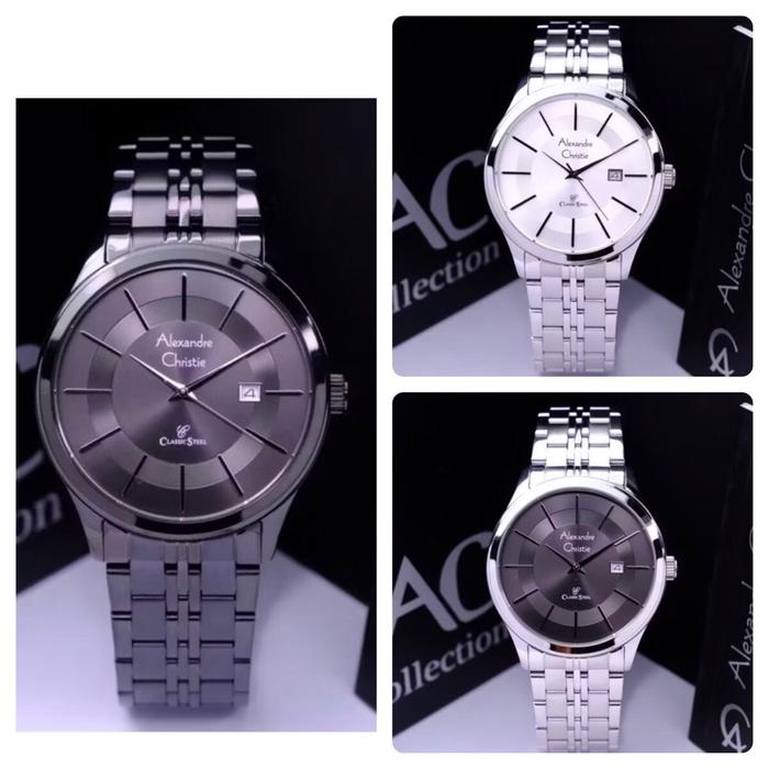 AC 8348MF JAM TANGAN PRIA ALEXANDRE CHRISTIE 8348MD / AC 8348MD classic steel [ORIGINAL]