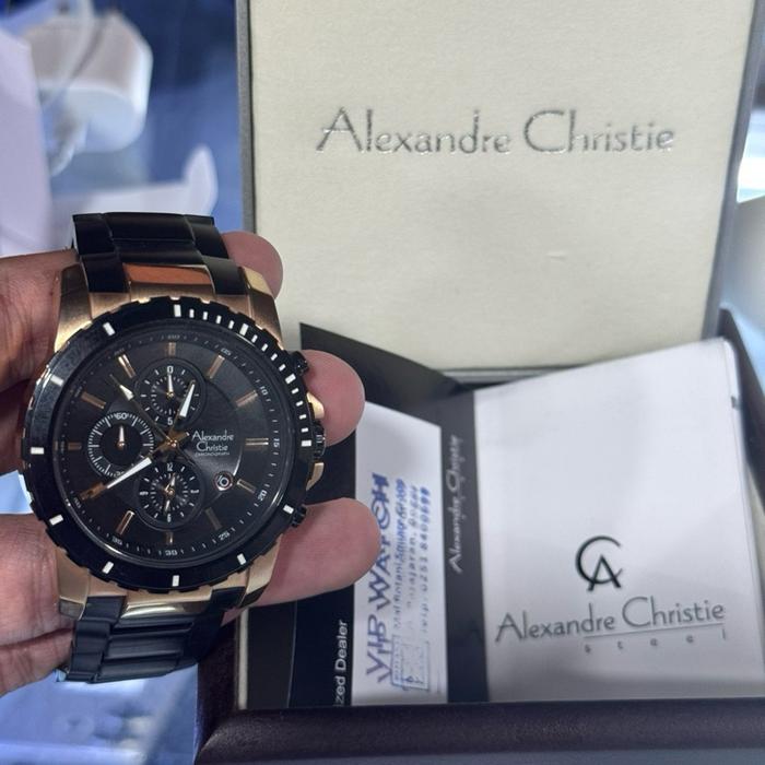 Jam Tangan Alexandre Christie acf6141mc Fulldus Mulus. Nota pembelian ada 2 maret 2025.
