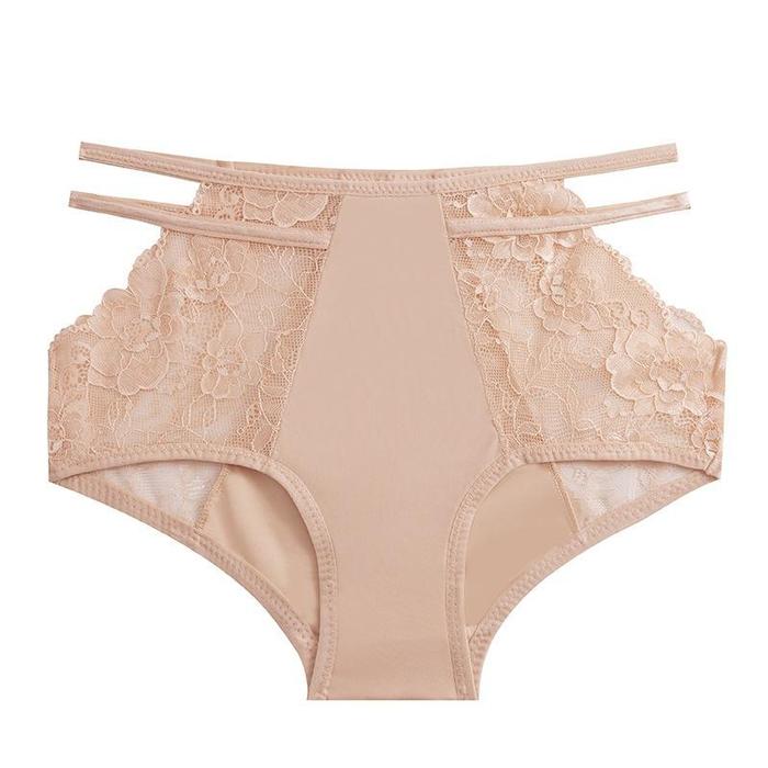 { Cozy } Celana Dalam Cd Knicker Wanita Sexy  Big Size Jumbo Mid Waist Fast Sweat Renda Lace Flower 