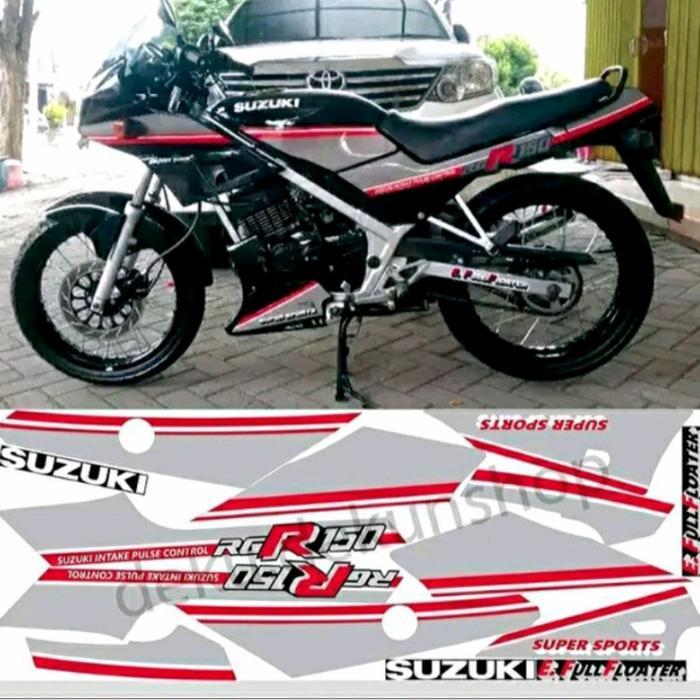 Striping Suzuki RGR Sprinter Silver merah OSEAN