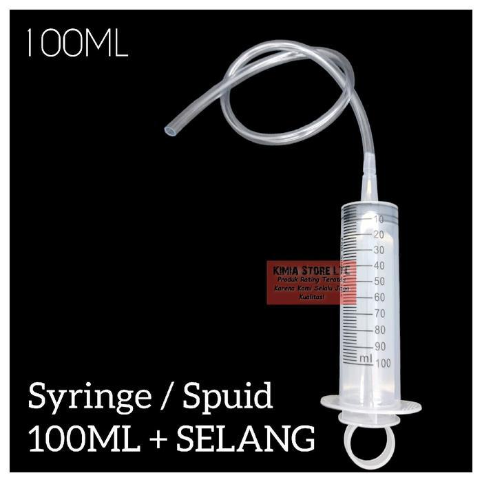 SYRINGE 100ML + SELANG ( SPUIT 100ML + SELANG ) - Kitchenware