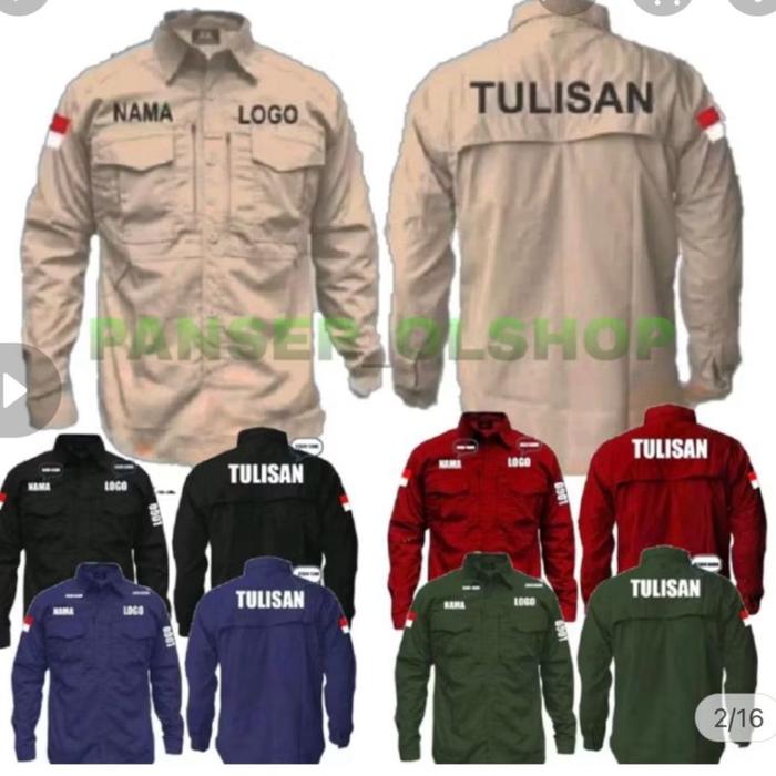Jaket pdh pas kin Safety Pria Wearpack Parasut Cowok Distro Waterproof Bomber Keren