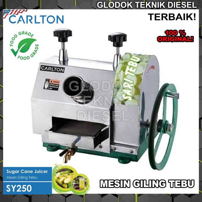 Carlton Mesin Giling Peras Tebu Sugar Cane Pemeras Sari Air Tebu SY 250 SY250