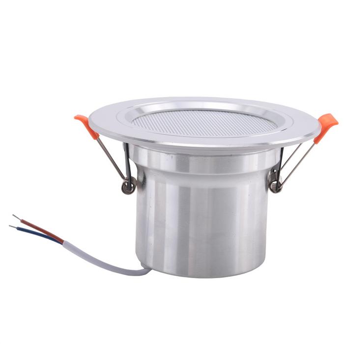 8Ohm 10W Bathroom Ceiling Speaker Background Music System Moisture-Proof Aluminum Can Fashion In-Cei