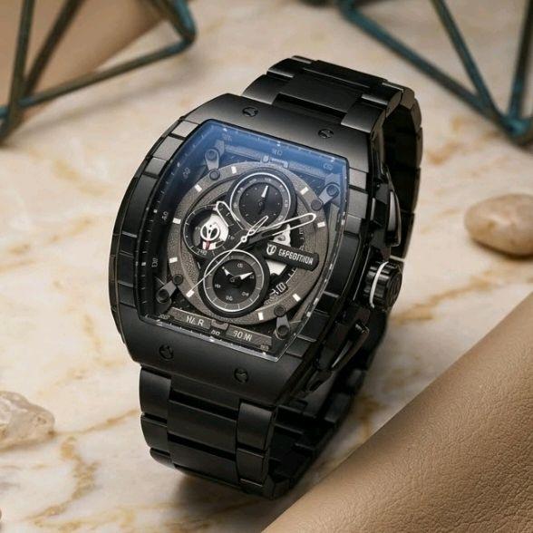 Expedition 6782 Full Black Rantai Pria