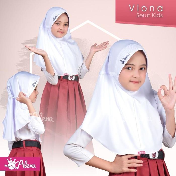 JILBAB ANAK - JILBAB SEKOLAH ANAK - KERUDUNG ANAK - KERUDUNG NGAJI ANAK - ALENA HIJAB Serut Muslim