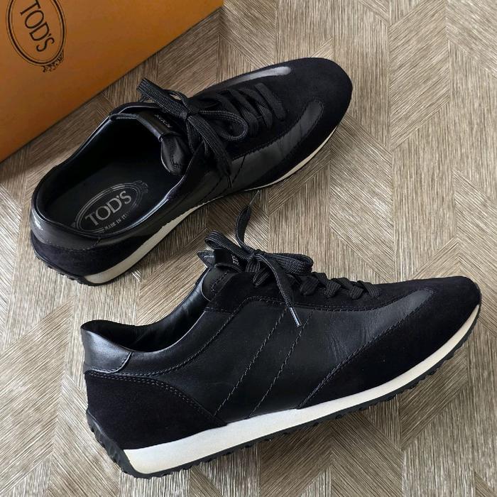 Authentic Like New! Tods Tod's Nuovo Modello Low Top Leather Sneaker