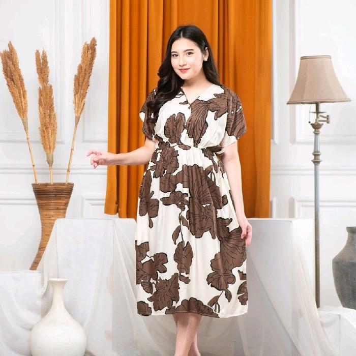 (free masker )Manohara Drees LD 120 Jumbo Bumil Busui, Baju tidur, Drees pantai, Motif cantik, Bunga