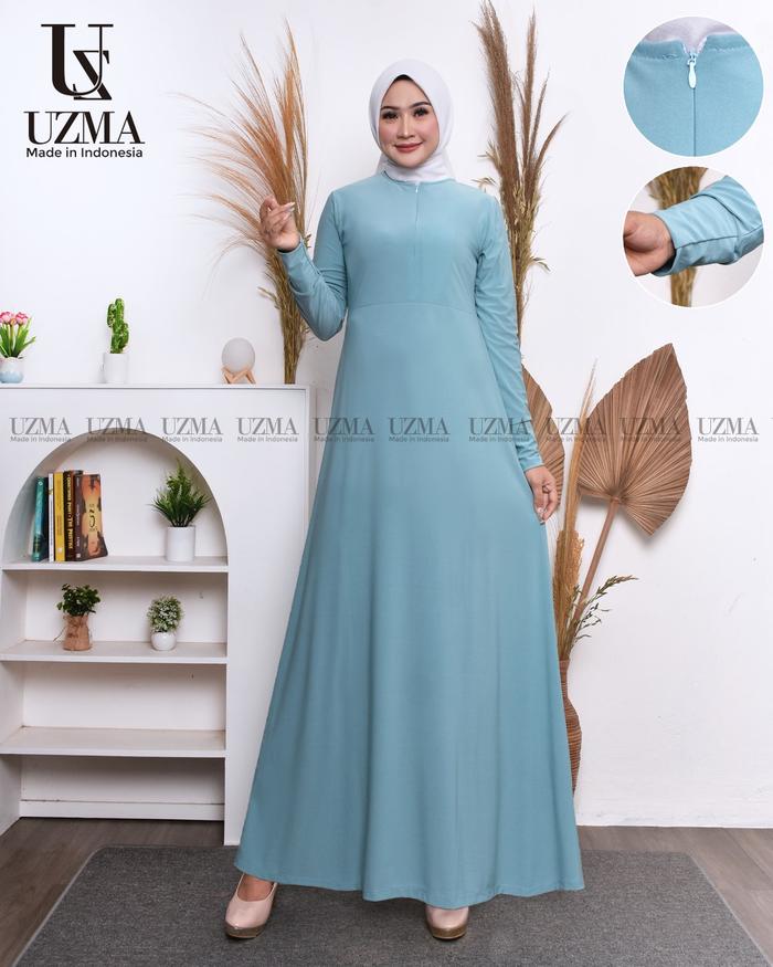 Gamis Jersey Panjang Premium Busui Terbaru Bahan Import Korea Bahan Adam Terlaris Dan terviral Dress