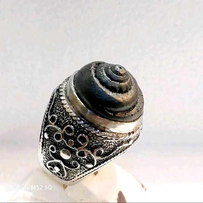 Cincin Badar Besi Keong Kol Buntet Dim 20MM Nempel Magnet Ring Alpaka Super
