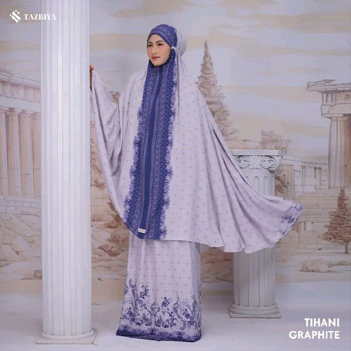 mukenah TAZBIYAH / KEMISO Rayon motif free sajadah