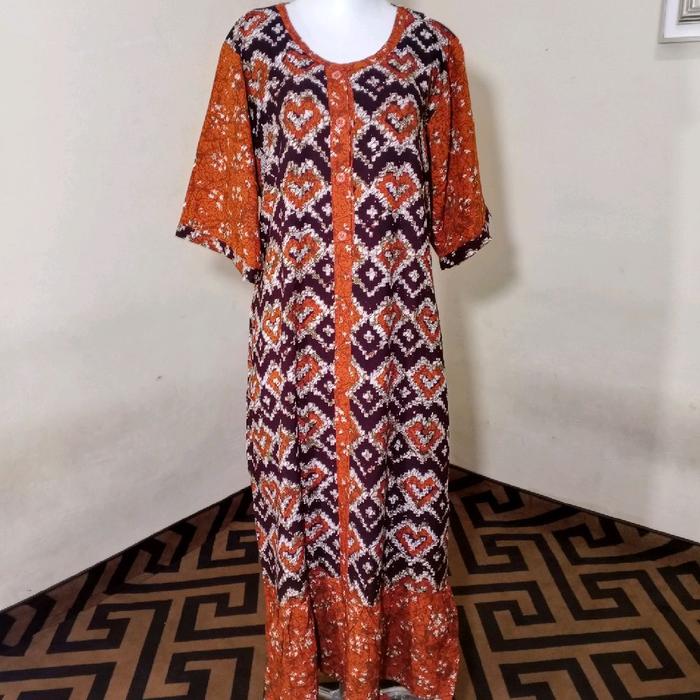 daster karima motif songket khas putri Diana dengan bahan tebal tapi tetap dingin sehingga nyaman di